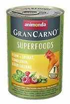 Animonda dog GRANCARNO cons. Superfoods kuracie mäso 400g