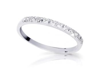 Cutie Jewellery Pôvabný prsteň z bieleho zlata Z6484-1670-10-X-2 52 mm