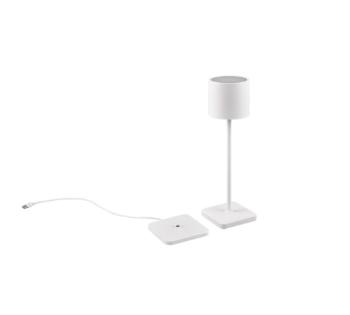LED stolová lampa Reality Fernandez biela R54096131
