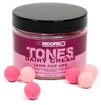 Cc moore plávajúce boilie tones dairy cream pop ups - 14 mm 45 ks