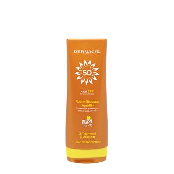 DERMACOL Vodeodolné zvláčňujúce mlieko na opaľovanie SPF 50 200 ml