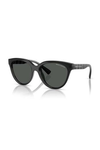 Slnečné okuliare Armani Exchange dámske, čierna farba, 0AX4148SU