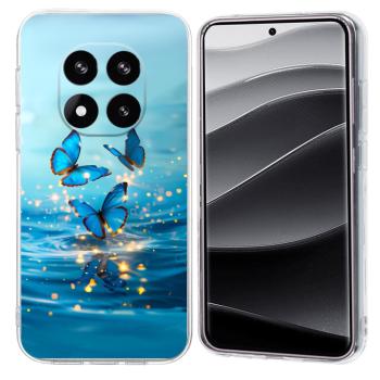 ART TPU Ochranný kryt pre Xiaomi Redmi Note 14 Pro 5G BLUE BUTTERFLIES