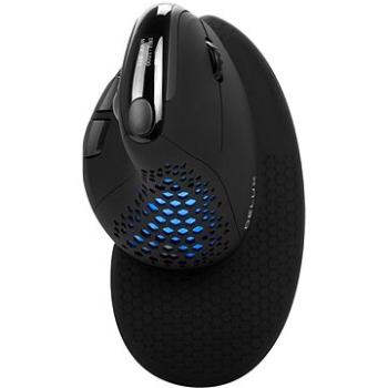 DELUX M618XSD Rechargeable RGB Vertical mouse, čierna