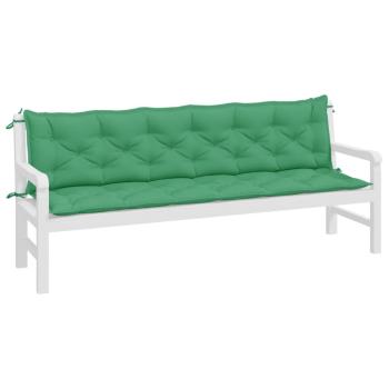 Podušky na záhradnú lavicu 2ks 200cm Dekorhome