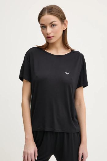 Tričko Emporio Armani Underwear dámske, čierna farba, EW000408 AF10889