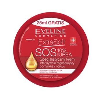 Eveline Extra Soft SOS 10% Urea Face & Body Cream regeneračný krém 175 ml