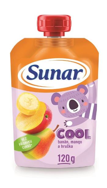 Sunárek Sunar EK Cool ovocie hruška Mango Banán Sunárek cool ovocie 120 g,SUNAR Kapsička Cool ovocie hruška, mango, banán 120 g