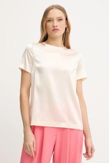 Hodvábna blúzka Marciano Guess DENISE čierna farba, s nášivkou, 4YGH07 7117A