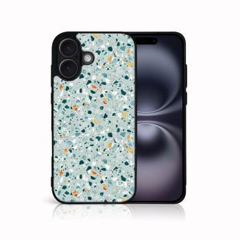 MY ART Ochranný kryt pre Apple iPhone 16 Plus BLUE TERRAZZO (164)