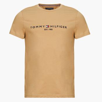 Tommy Hilfiger  LOGO TEE  Tričká s krátkym rukávom Béžová