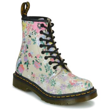 Dr. Martens  1460 FLORAL MASH UP  Polokozačky Béžová