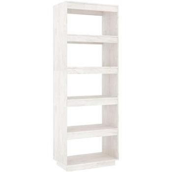 Shumee deliaca stena biela 60 × 35 × 167 cm masívna borovica, 810875