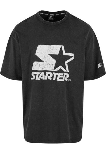 Starter Logo Oversize Acid Tee black acid washed - XL