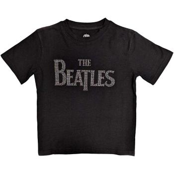 The Beatles tričko Drop T Čierna 11 – 12 rokov