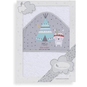 INTERBABY osuška froté (100 × 100 cm) teepee, sivá (8435440365846)