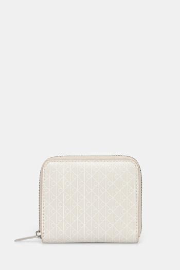 Peňaženka Calvin Klein dámska, biela farba, LV04F1089G