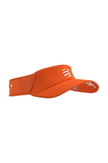 Šilt Compressport Visor Ultralight oranžová farba, s potlačou, XHWU3894