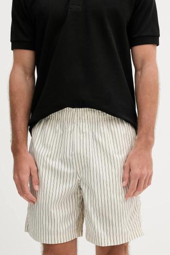 Bavlnené šortky Calvin Klein Jeans béžová farba, J30J327375