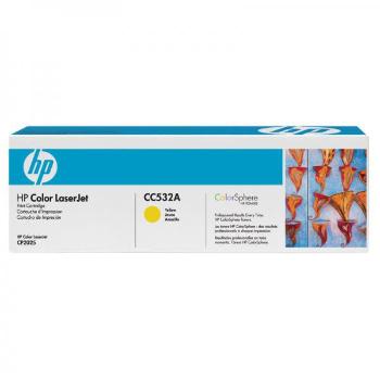 HP CC532A - originálny toner HP 304A, žltý, 2800 strán
