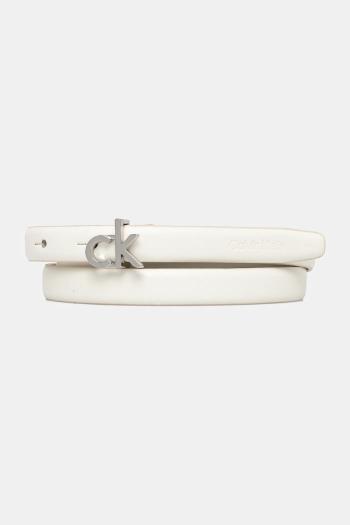 Opasok Calvin Klein dámsky, biela farba, K60K612932