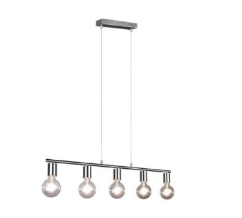 Závesné osvetlenie Reality Vannes nikel R30185007