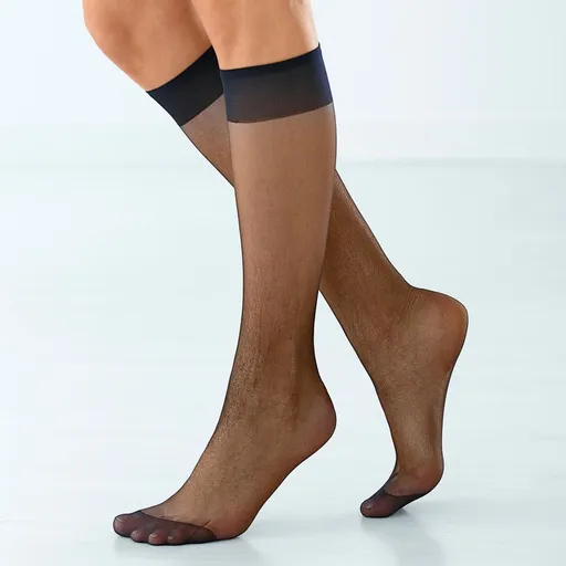 Súprava 10 párov silónových podkolienok