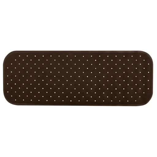 Spirella Protišmyková podložka do vane CLASS Premium, hnedá, 36 x 97 cm
