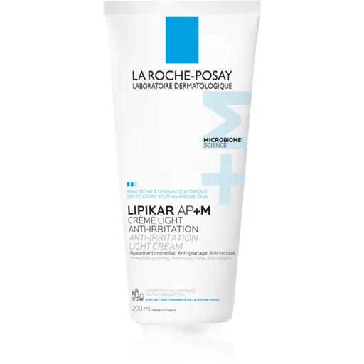 La Roche-Posay Lipikar AP+M Light Cream relipidačný krém pre suchú až atopickú pokožku 200 ml