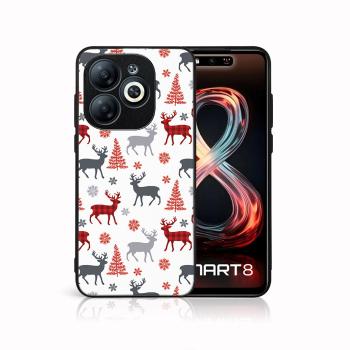 MY ART Kryt s vianočným dizajnom Infinix Smart 8 DEER (068)