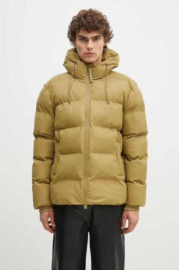 Bunda Rains Alta Puffer Jacket W3T3 zelená farba, zimná, oversize, 15120.44