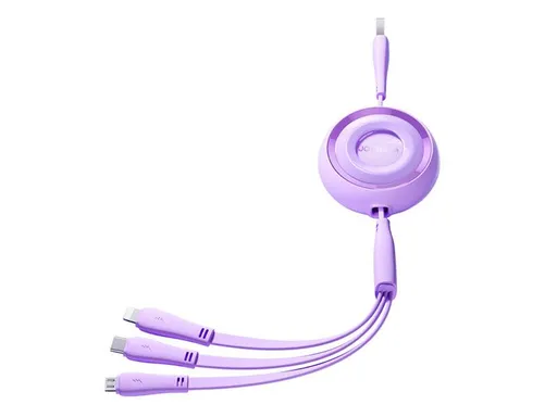 Kábel JOYROOM S-A40 3v1 1m Purple