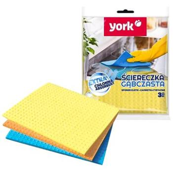 YORK špongiová utierka mix farieb 3 ks (5903355000099)