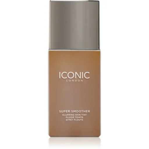 ICONIC London Super Smoother Blurring Skin Tint ľahký hydratačný make-up odtieň Warm Deep 30 ml