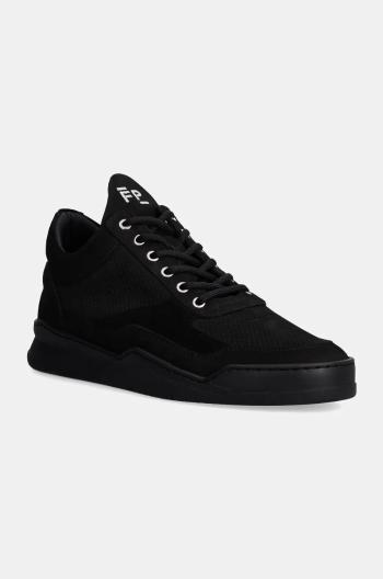 Semišové tenisky Filling Pieces Low Top čierna farba, 25255111847