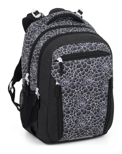 Školská taška Bagmaster PORTO 25 A Black/white