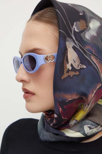 Slnečné okuliare Gucci dámske, fialová farba, GG1662SA