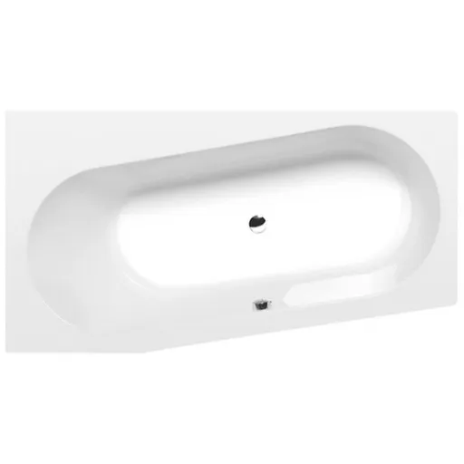 Polysan ASTRA asymetrická vaňa 165x90 cm akrylát ľavá 30611S