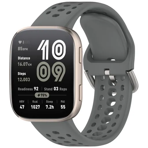 AIRY Silikónový remienok pre Amazfit Bip 6 šedý