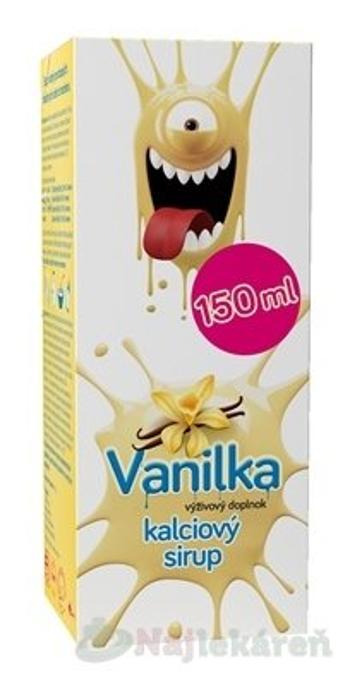 Kalciový sirup Vanilka, VULM, výživový doplnok, 150ml