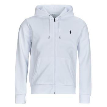 Polo Ralph Lauren  SWEATSHIRT ZIPPE EN DOUBLE KNIT TECH  Mikiny Biela