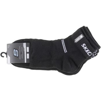 Skechers  5PPK Wm Mesh Ventilation Quarter Socks  Športové ponožky Čierna