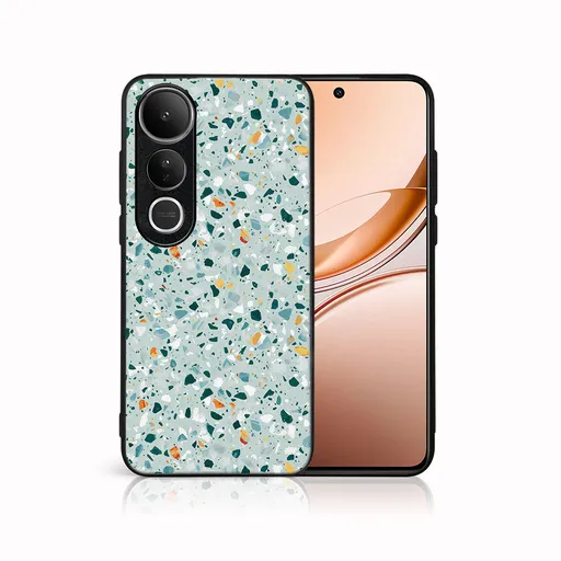 MY ART Ochranný kryt pre Vivo V50 Lite BLUE TERRAZZO (164)