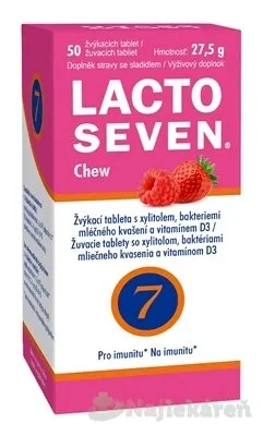 Vitabalans LACTOSEVEN Chew 50 tabliet