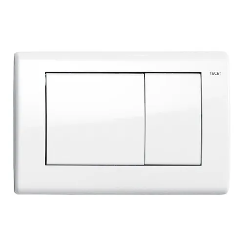 Tece Planus ovládacie tlačidlo z nerezu v bielej farbe 9240324 9.240.324