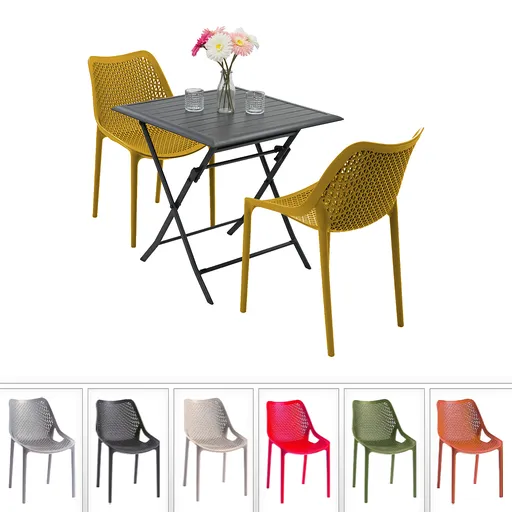 Záhradná zostava DUBLIN/LUXOR 1+2 (rôzne farby) šedá