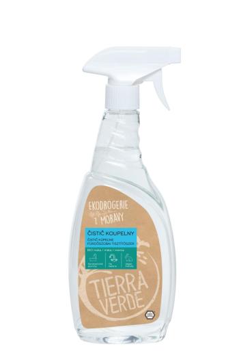 TIERRA VERDE Čistič kúpeľne s BIO mätovou silicou 750 ml