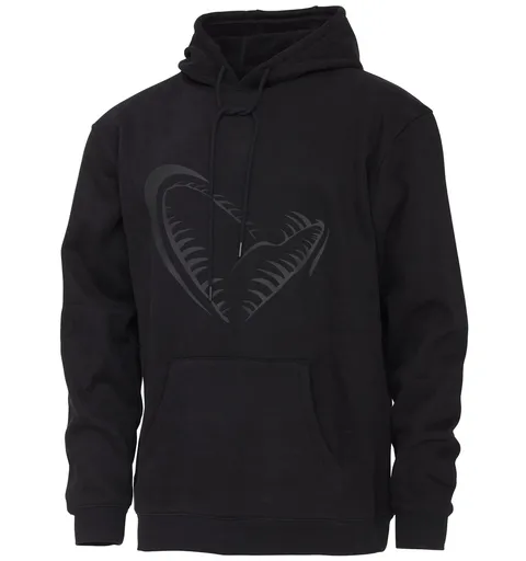 Savage gear mikina jaw hoodie black - xl