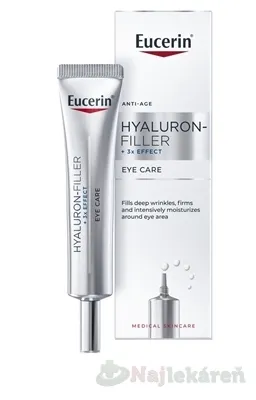 Eucerin HYALURON-FILLER 3xEFFECT očný krém SPF15 15ml