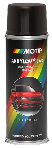 AUTOSPREJ ŠKODA - Farba na auto v spreji AC1999 - čierna lesklá 0,2 L